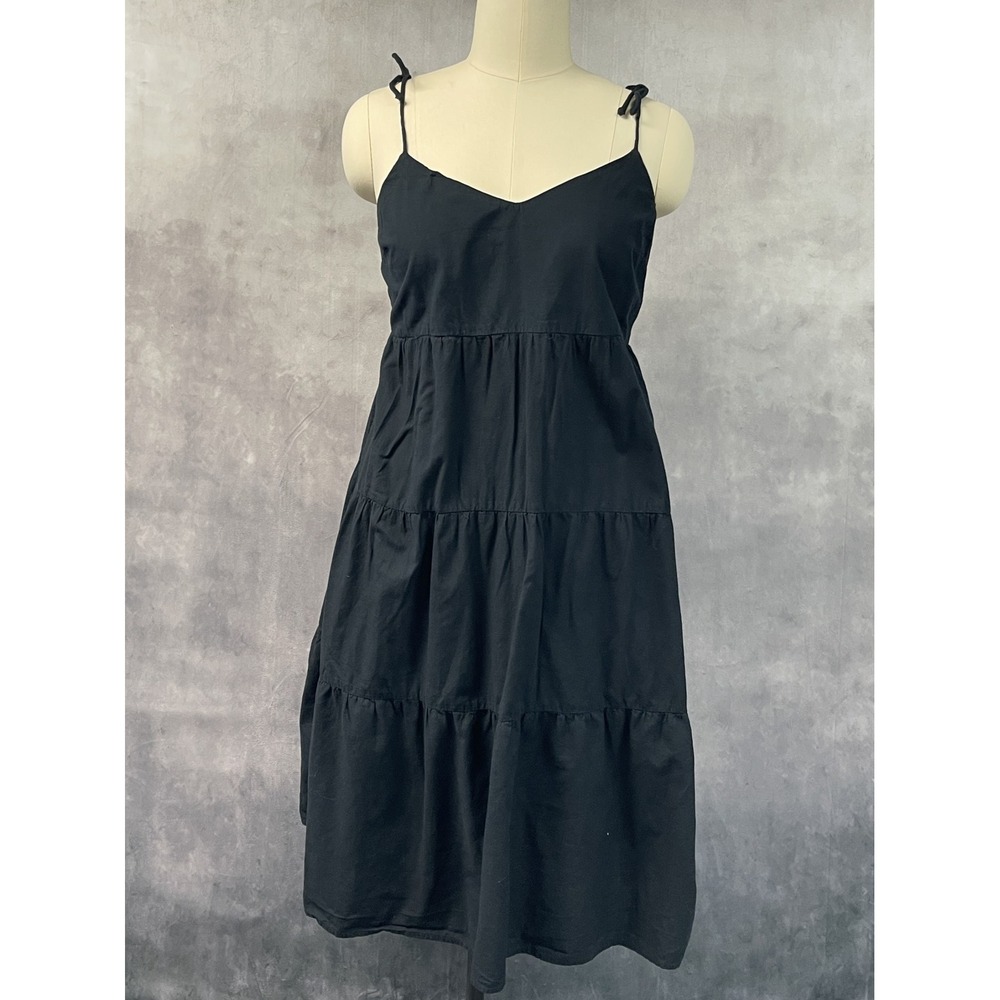 Abercrombie Fitch Womens Midi Dress Size L Cottagecore Coquette Romantic Minimal